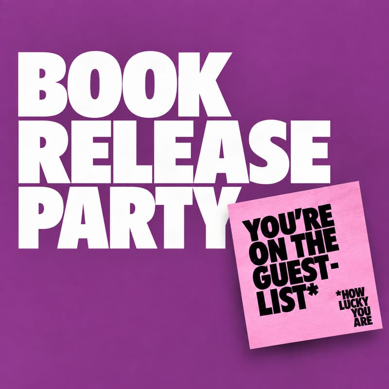 Cover Image for BOOK RELEASE PARTY 💜
