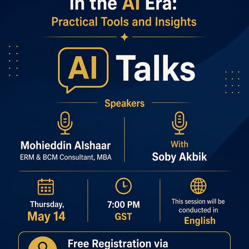 Cover Image for AI Talks | لقاءات الذكاء الاصطناعي