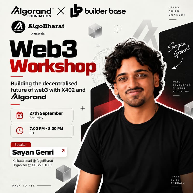 Cover Image for Building the Decentralised Future Of Web3 With X402 & Algorand