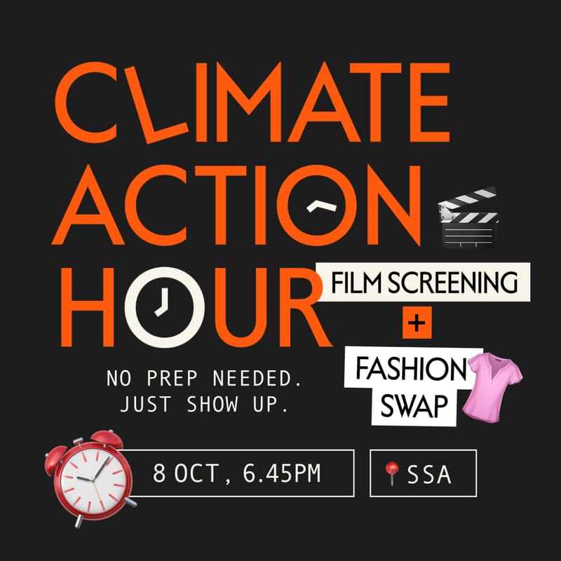 Cover Image for ⏰ Climate Action Hour: Film Screening + Fashion Swap