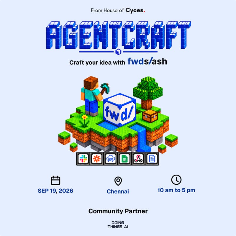 Cover Image for Agentcraft - Where good ideas stop waiting for a developer