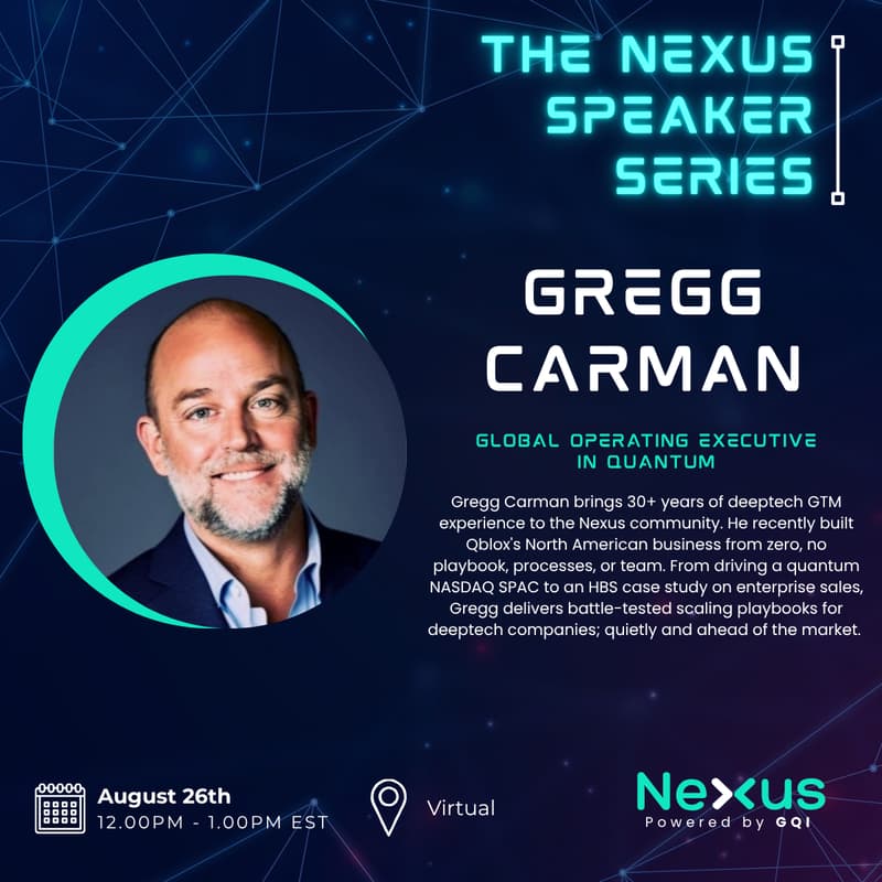 Cover Image for Nexus Speaker Series: Global Operating Executive in Quantum