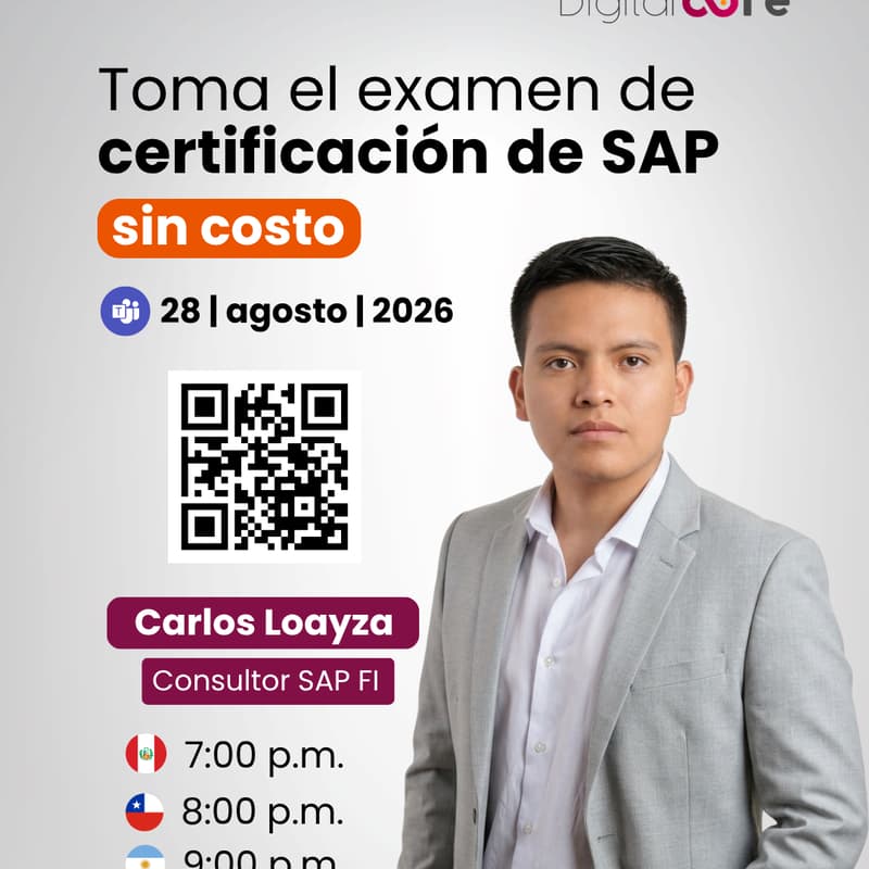 Cover Image for Toma el examen de certificación de SAP sin costo🎓