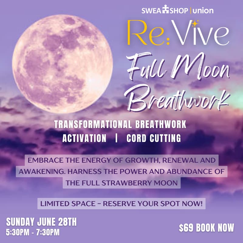 Cover Image for Re:Vive - Full Moon Transformational Breathwork Event