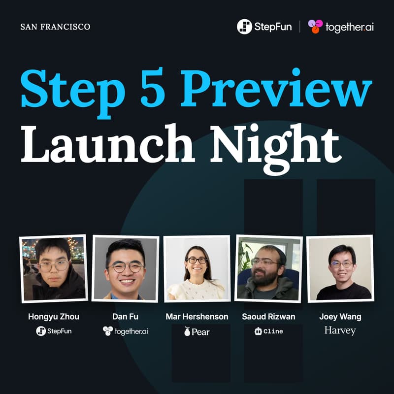 Cover Image for Step 5 Preview Launch Night 🚀 & AI Founders Meetup @SF