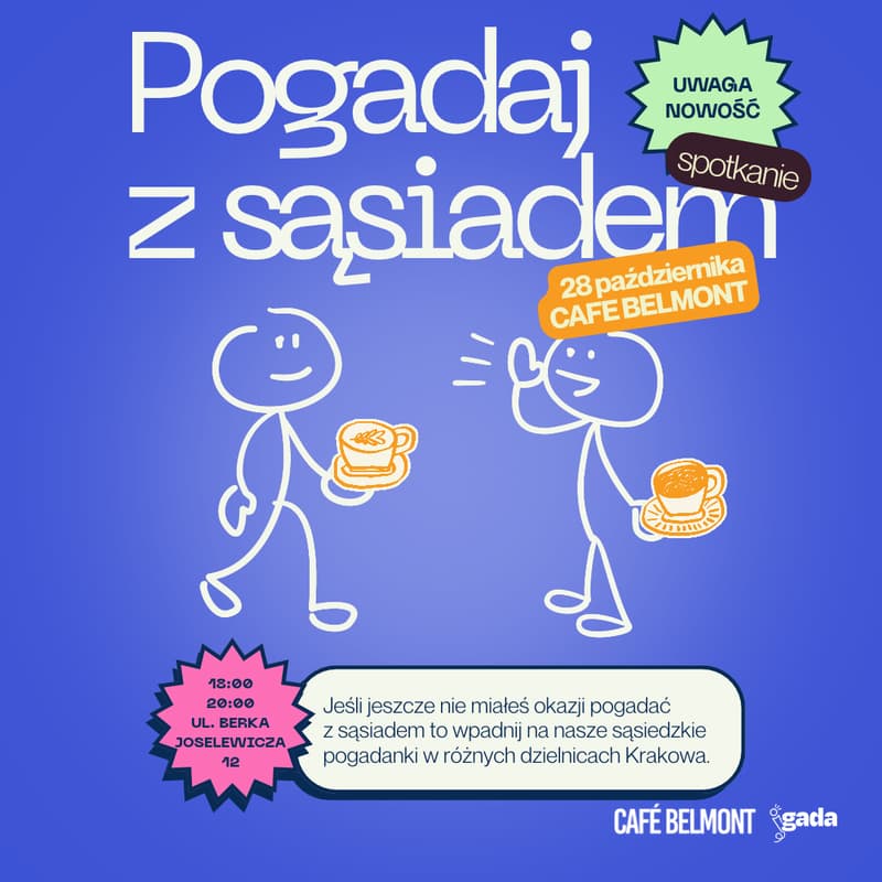 Cover Image for POGADAJ Z SĄSIADEM #1 / CAFE BELMONT