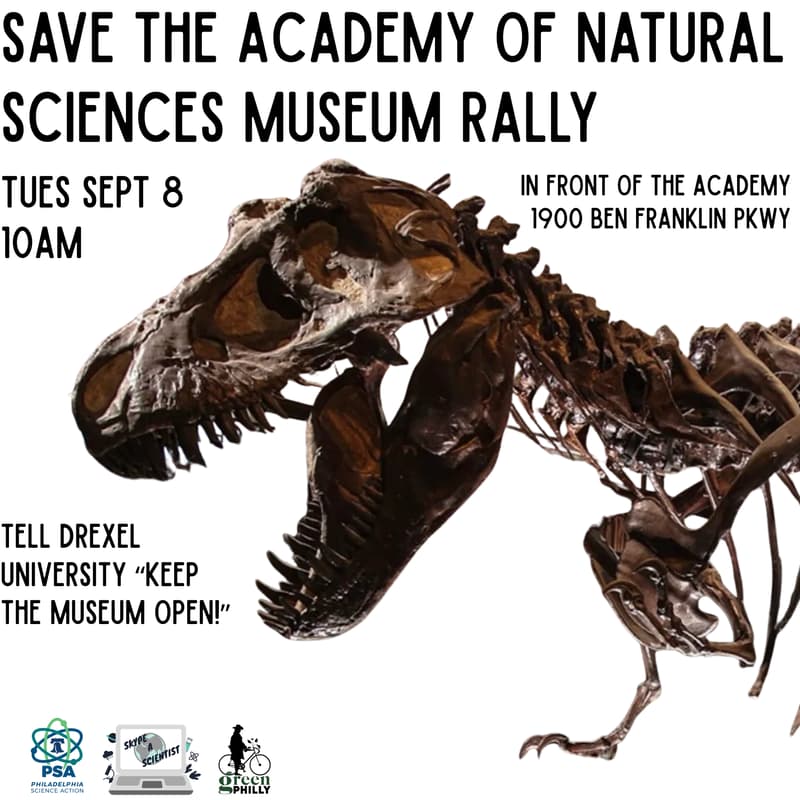 Cover Image for Save The Academy of Natural Sciences Museum Rally