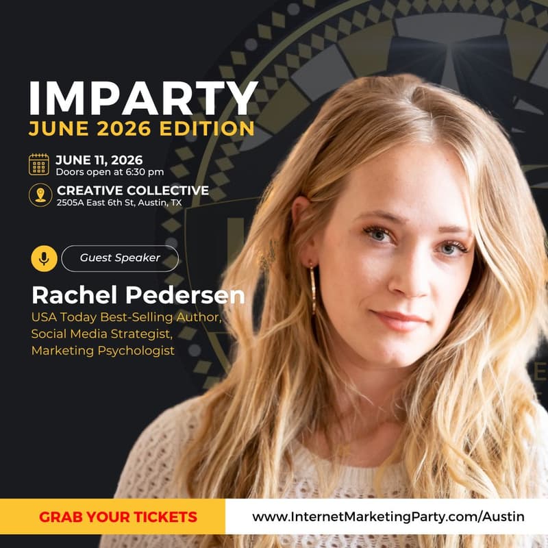 Cover Image for IMParty June 2026 Featuring Rachel Pedersen