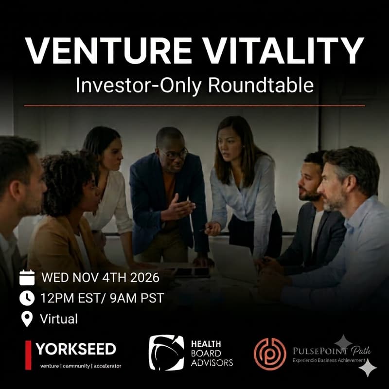 Cover Image for Venture Vitality Health Tech Investor Virtual Roundtable: Women's Health