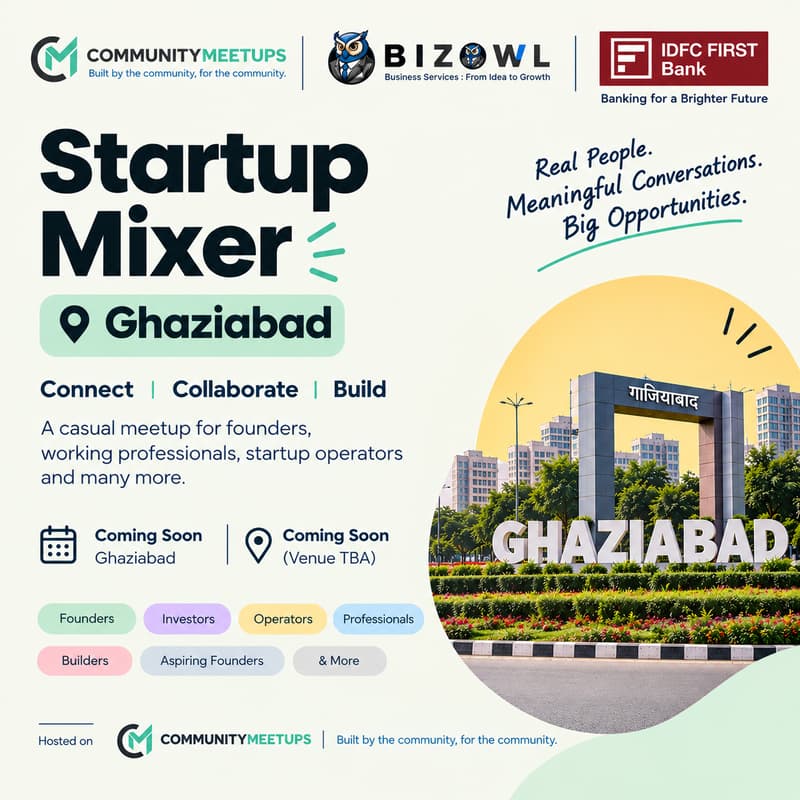 Cover Image for Startup Mixer — Ghaziabad