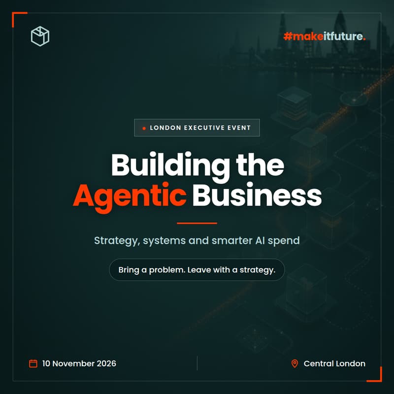 Cover Image for Building the Agentic Business: Strategy, Systems and Smarter AI Spend