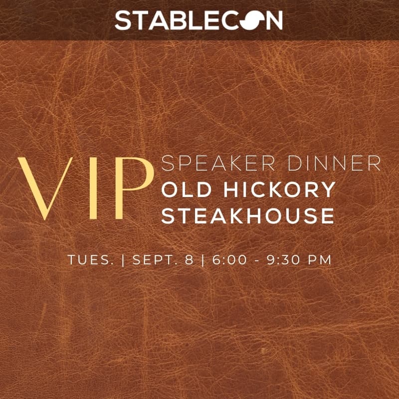 Cover Image for Stablecon USA VIP & Speaker Dinner