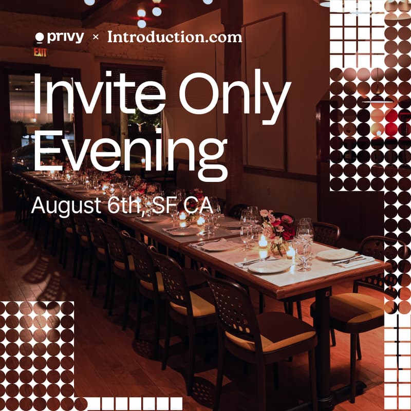 Cover Image for Invite-Only Evening with Privy