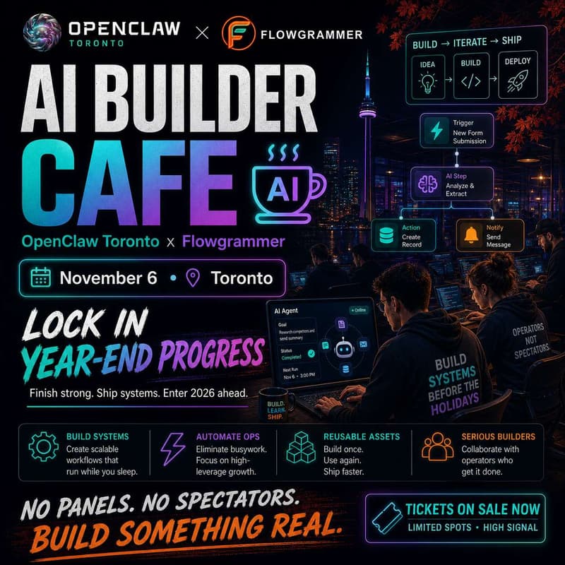Cover Image for AI Builder Cafe - Finish 2026 Strong