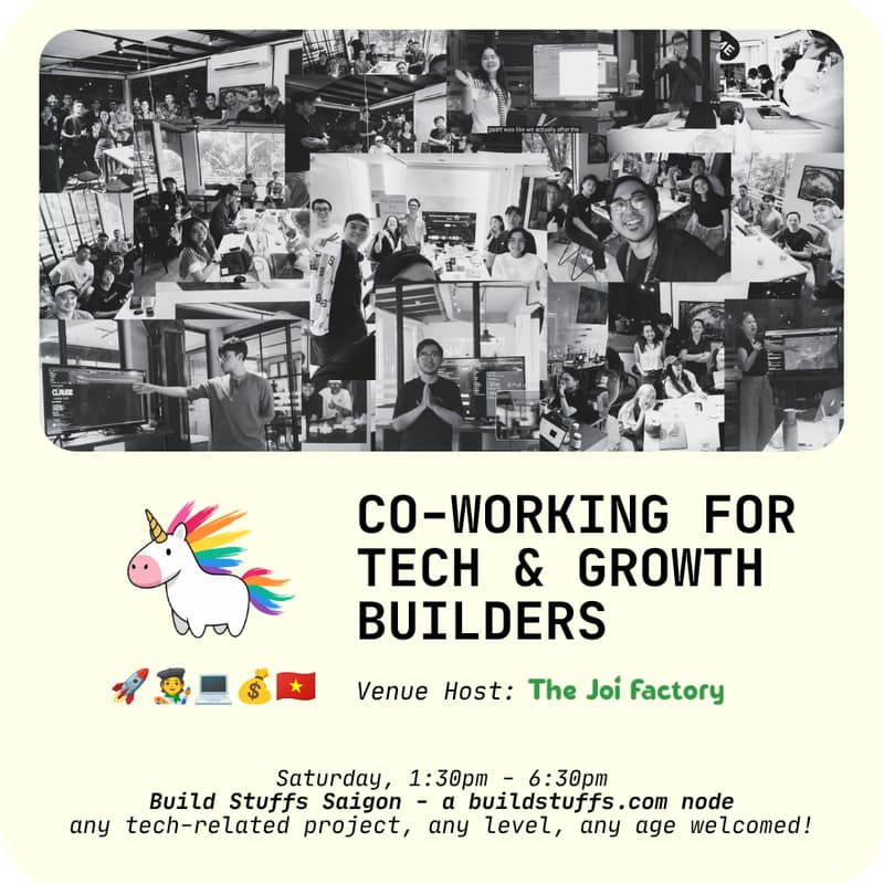Cover Image for Cowork Showcase for Tech/Growth Builders - BS38