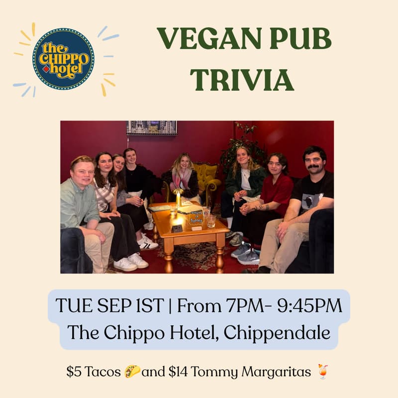 Cover Image for Vegan Pub Trivia at The Chippo Hotel