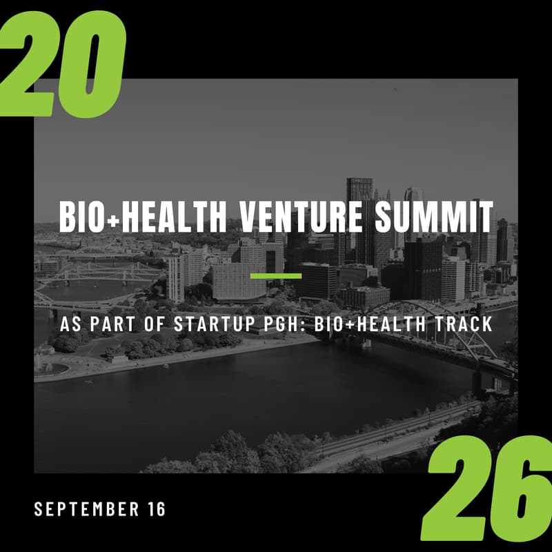 Cover Image for StartUP PGH: Bio+Health Summit