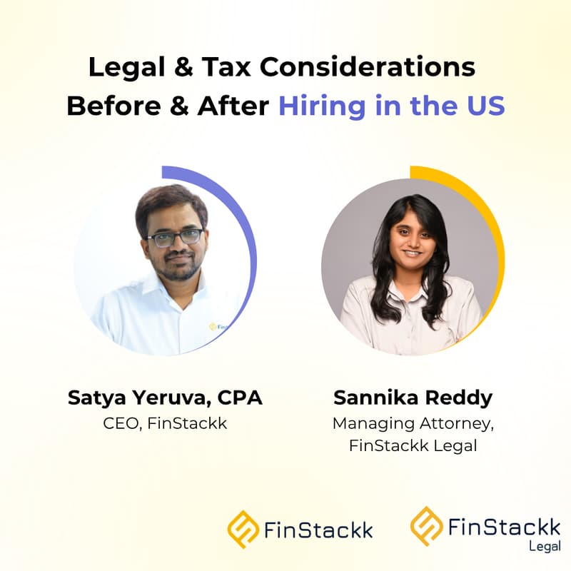 Cover Image for Legal & Tax Considerations: Before & After Hiring in the US