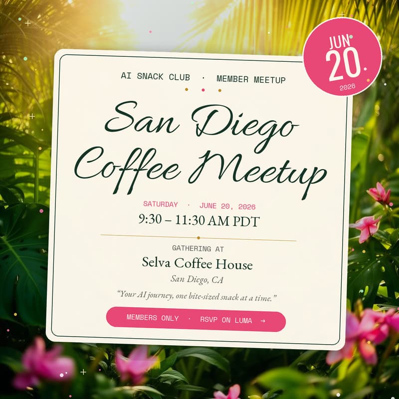 Cover Image for San Diego Member Coffee Meetup