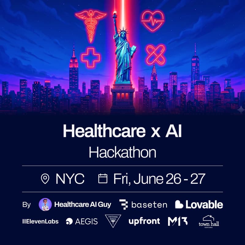 Cover Image for Healthcare x AI Hackathon | NYC ๐ฝ
