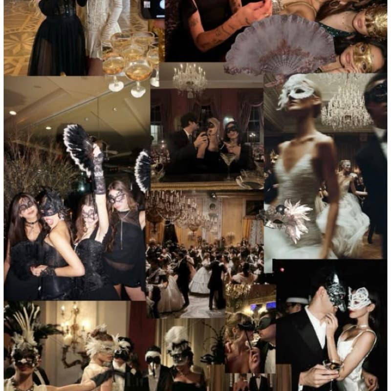 Cover Image for Halloween Masquerade Dinner & Pasta Making Party 🎭🖤