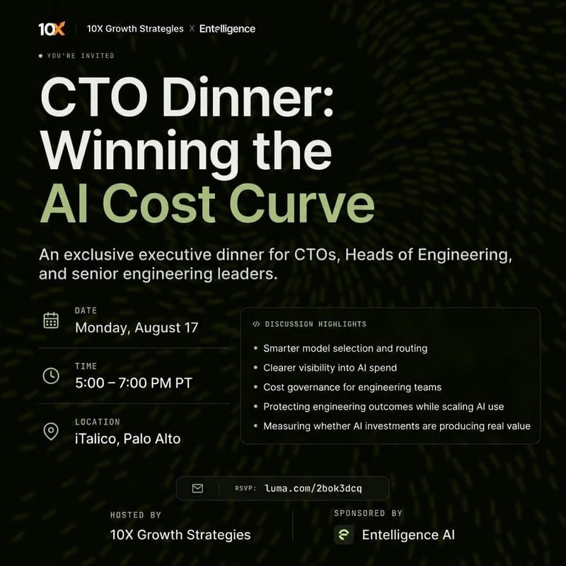 Cover Image for CTO Dinner: Winning the AI Cost Curve