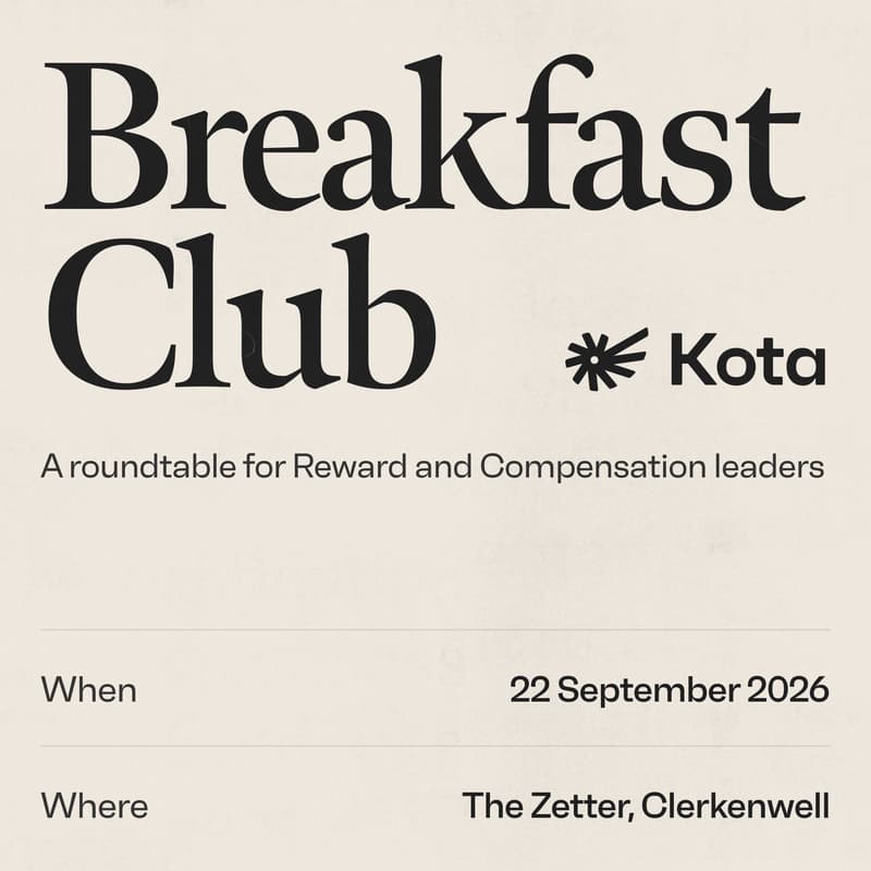 Cover Image for Kota Breakfast Club | A Roundtable for Reward & Comp Leaders