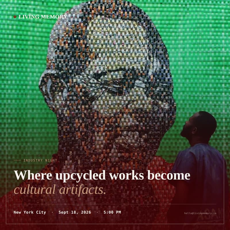 Cover Image for Living Memory: Upcycled Art Exhibition Opening Night (Panel + Cocktail Hour)