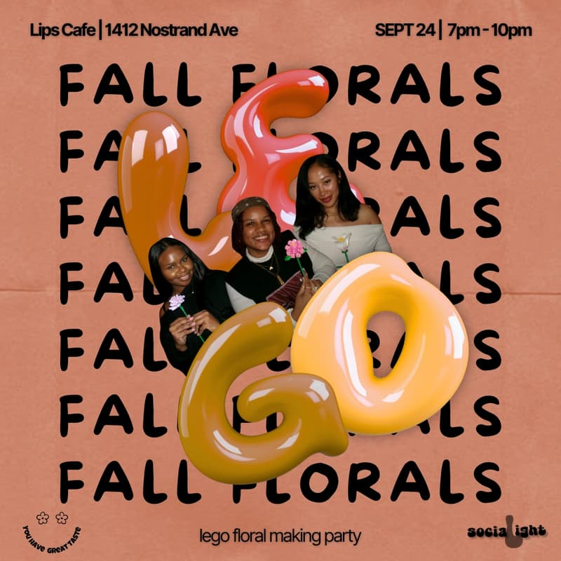 Cover Image for Fall Florals: Lego Flower Building Party