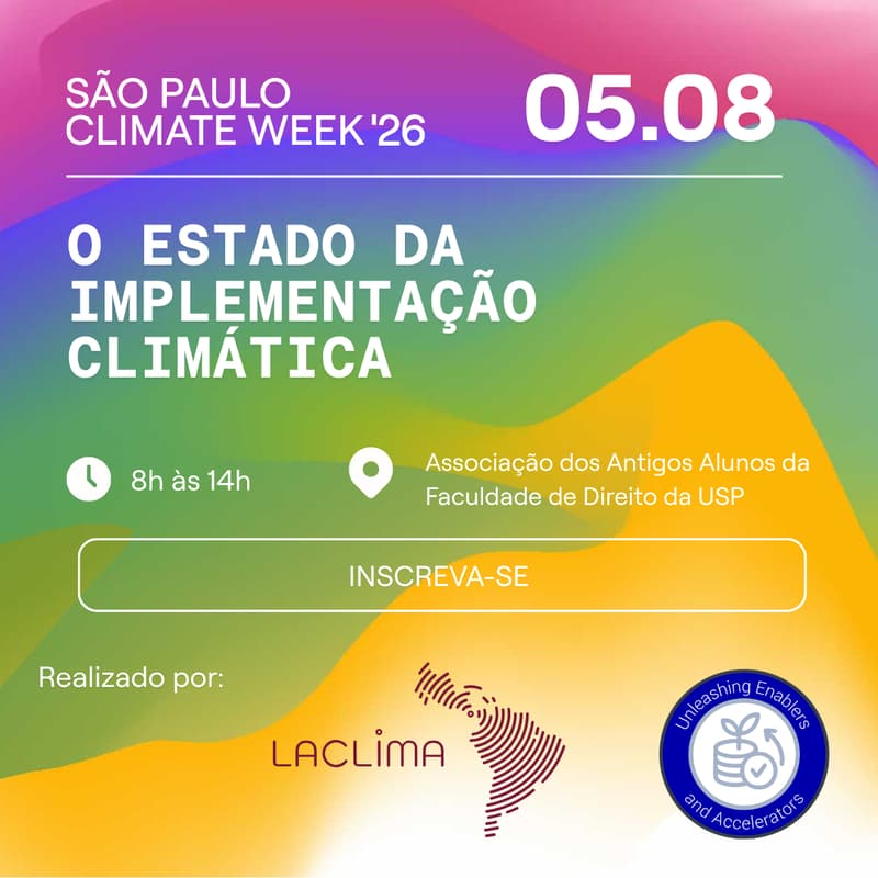 Cover Image for Estado da Implementação Climática | SP Climate Week