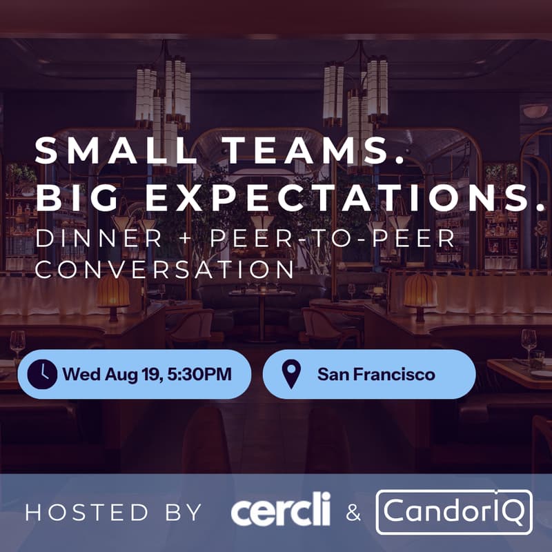 Cover Image for Small Teams. Big Expectations. A Dinner for Modern People Leaders