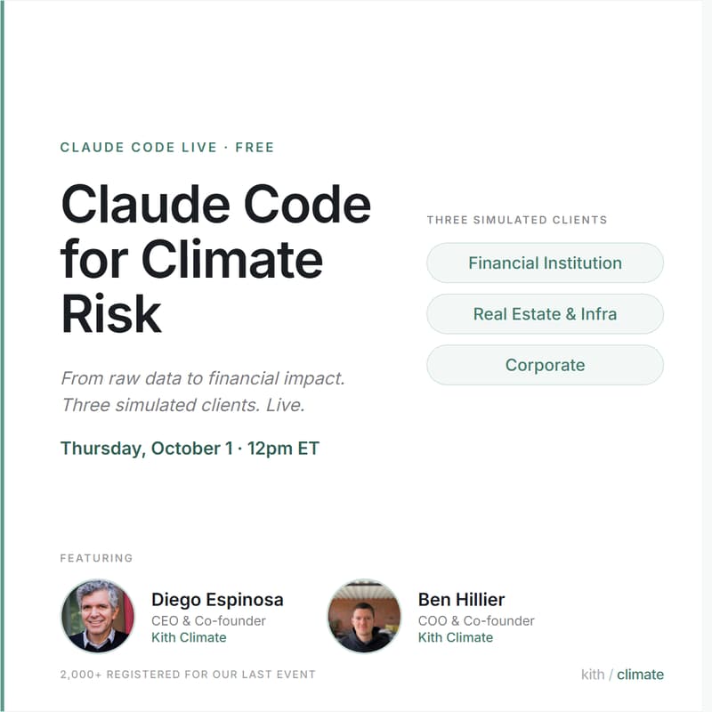Cover Image for Claude Code for Climate Risk