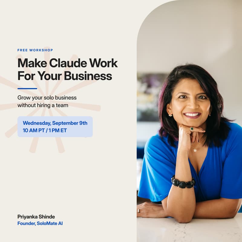 Cover Image for Make Claude Work For Your Solo Business