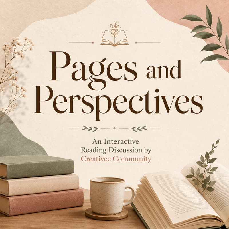 Cover Image for Pages and Perspectives - An Interactive Reading Discussion by Creativee Community