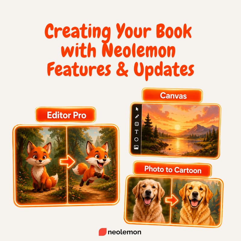 Cover Image for Creating Your Book with Neolemon: Features & Updates