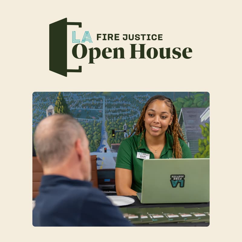 Cover Image for LA Fire Justice Open House
