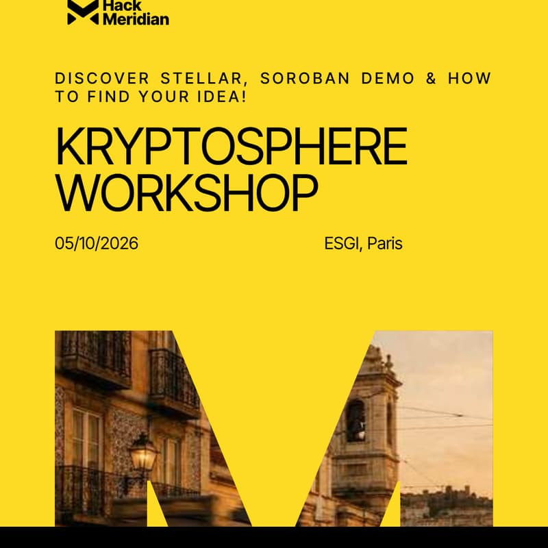 Cover Image for HackMeridian Kryptosphere Workshop
