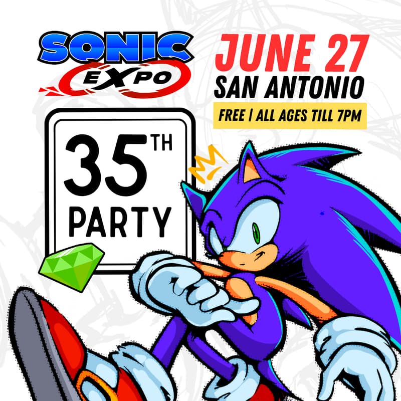 Cover Image for Sonic 35th Anniversary Party Hosted by Sonic EXPO