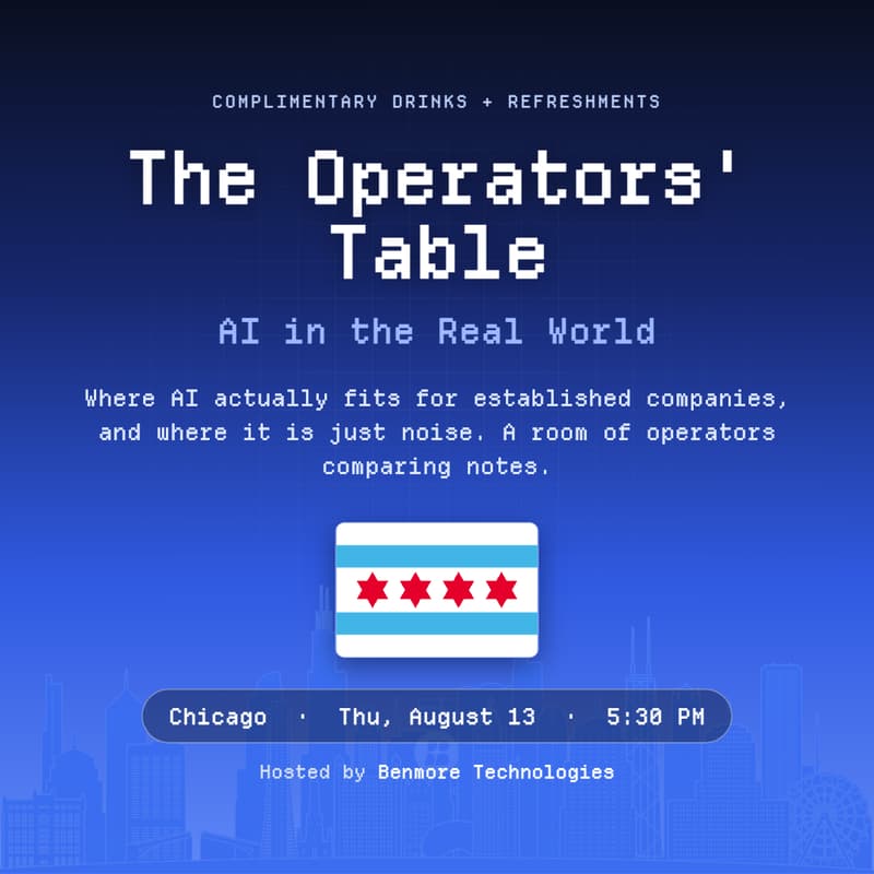 Cover Image for The Operators' Table: AI in the Real World