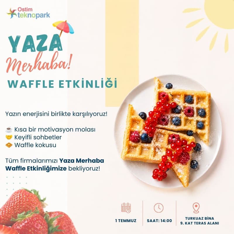 Cover Image for YAZA MERHABA WAFFLE ETKİNLİĞİ