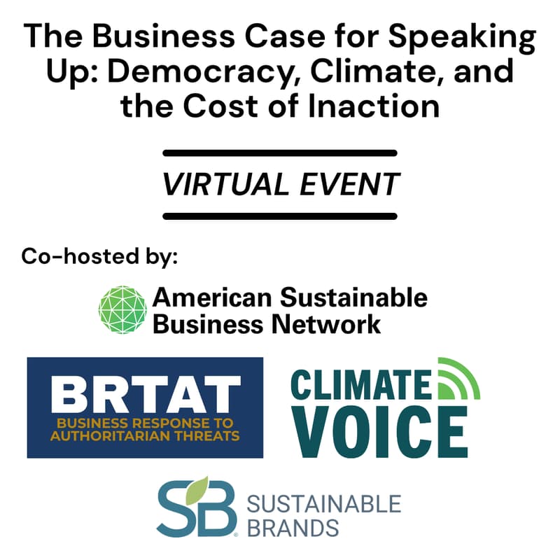 Cover Image for The Business Case for Speaking Up: Democracy, Climate, and the Cost of Inaction