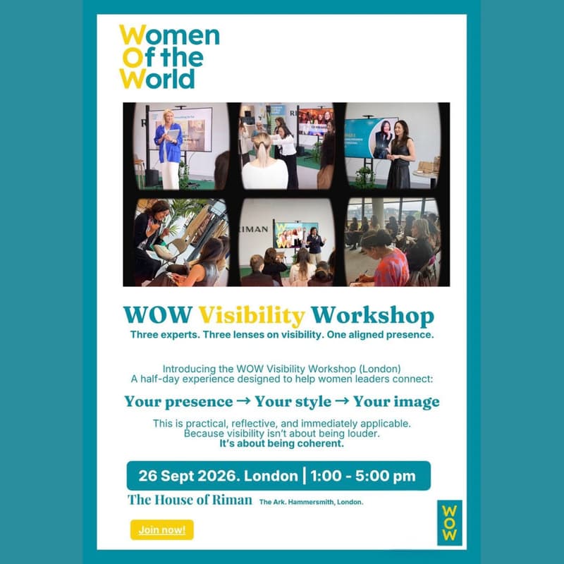 Cover Image for WOW Visibility Workshop: Be Seen. Be Heard. Be Remembered.