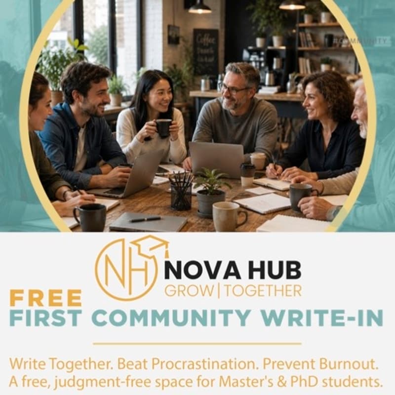 Cover Image for Free Write-In: Beat Procrastination & Connect