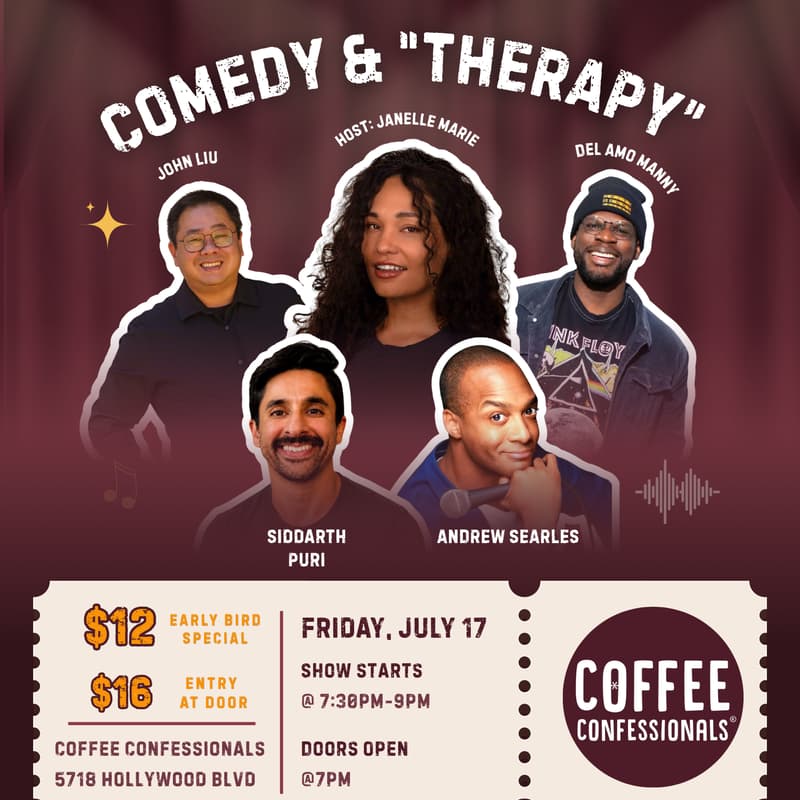 Cover Image for Comedy & "Therapy" July Show