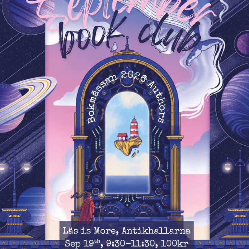 Cover Image for September Book Club: Bokmässan Authors (session 1)