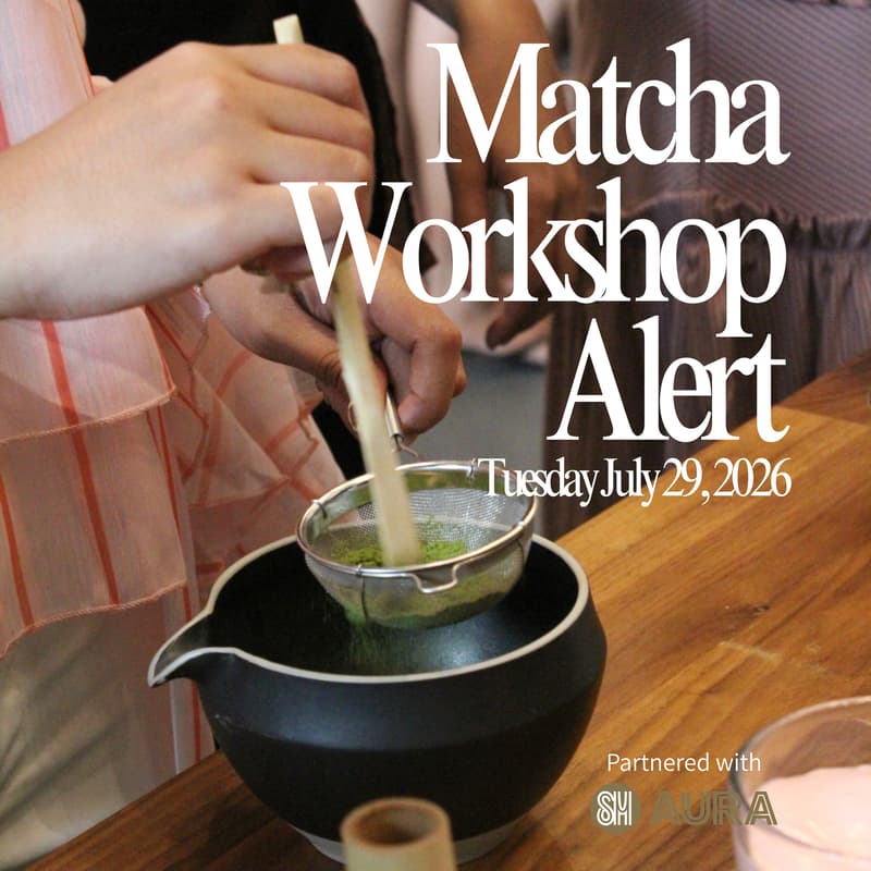 Cover Image for Matcha Workshop. Take Home Our New Bamboo Whisk.