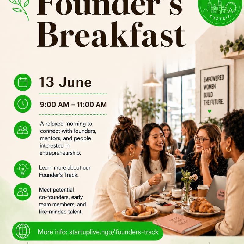 Cover Image for Startuplive Founder's Breakfast