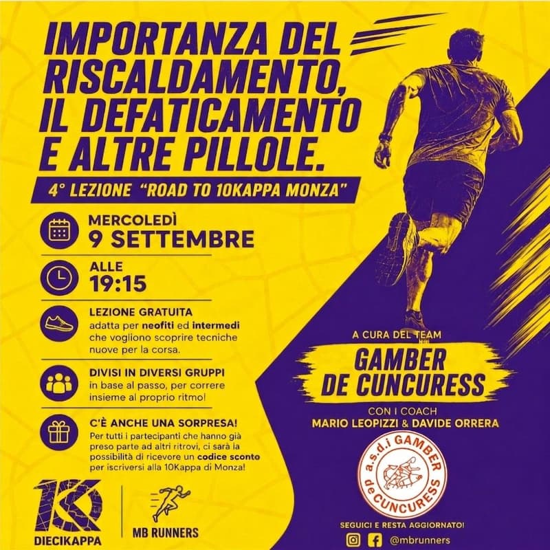 Cover Image for 4° LEZIONE: IMPORTANZA DEL RISCALDAMENTO, DEFA E ALTRE PILLOLE.