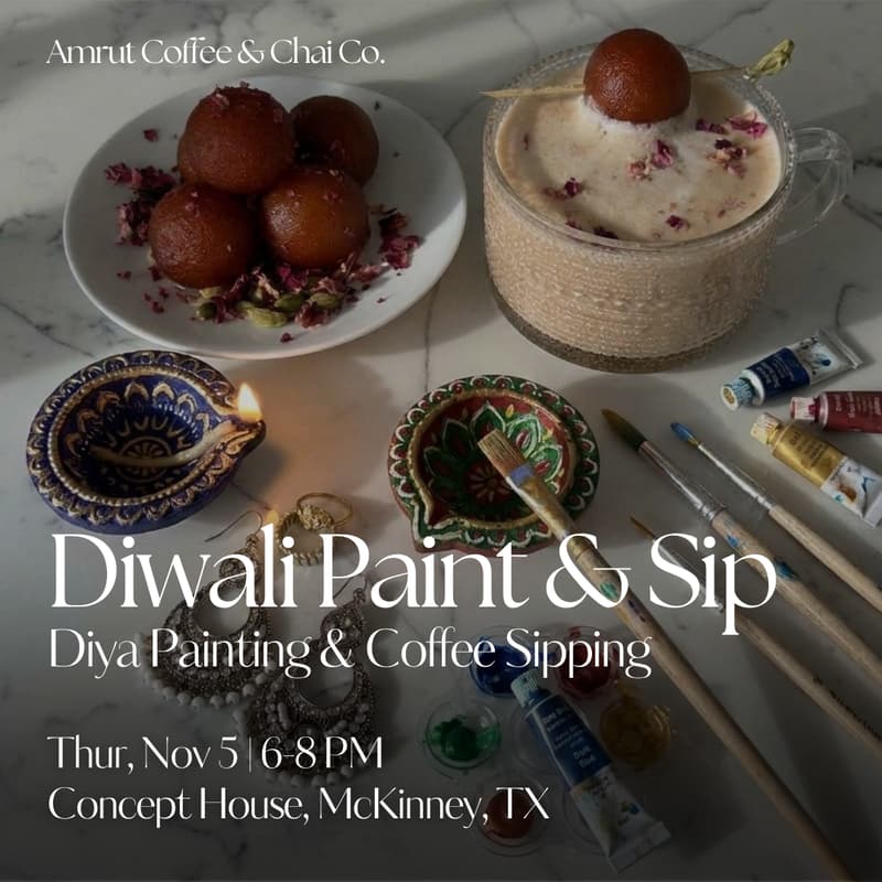 Cover Image for Paint & Sip: Diwali Edition
