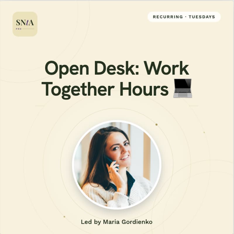Cover Image for Open Desk: Work Together Hours 💻